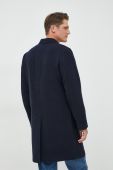 Пальто з домішкою вовни PS Paul Smith колір синій перехідний