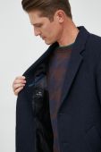 Пальто з домішкою вовни PS Paul Smith колір синій перехідний