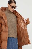 Пухова куртка MMC STUDIO Jesso Gloss жіноча колір коричневий зимова oversize