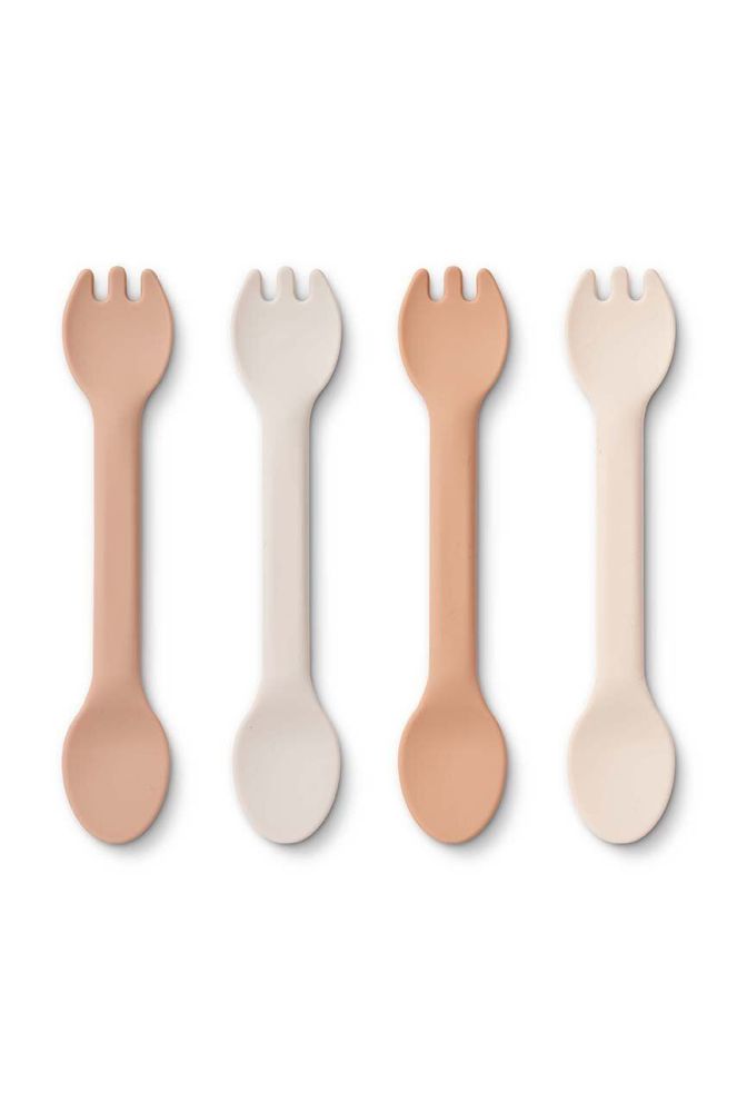 Набір дитячих столових приборів Liewood 4-pack колір рожевий (3506019)