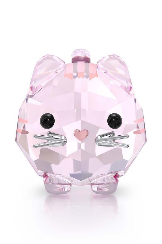 Декорація Swarovski Chubby Cats колір прозорий