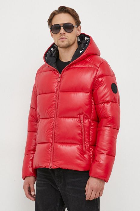 Куртка Save The Duck чоловіча колір червоний зимова