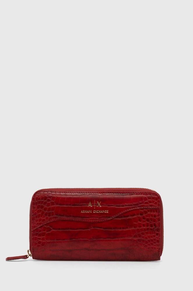 Гаманець Armani Exchange жіночий колір червоний