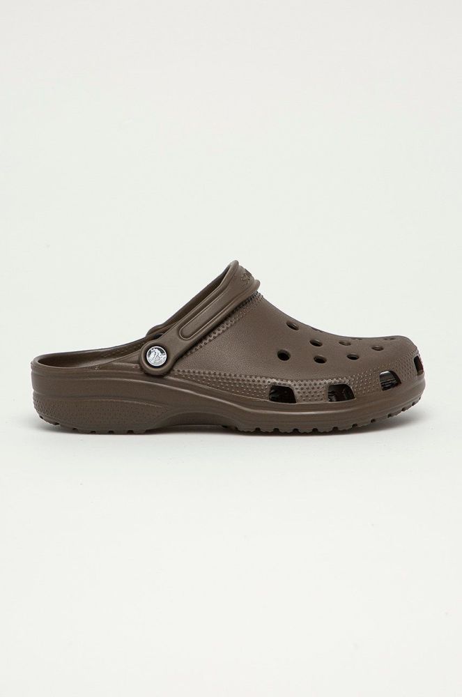 Шльопанці Crocs Classic чоловічі колір коричневий 10001