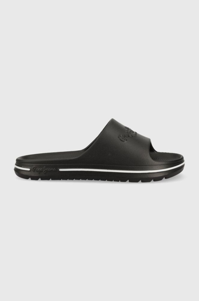Шльопанці Pepe Jeans BEACH SLIDE чоловічі колір чорний PMS70121